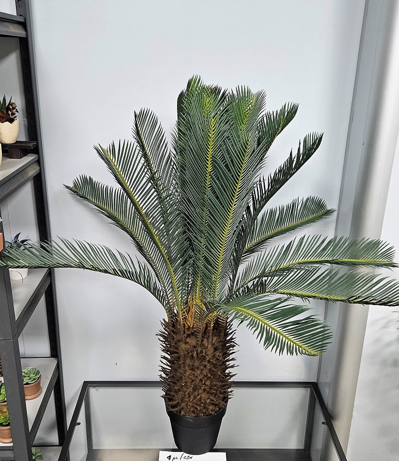 Künstlicher Palmfarn (Cycas revoluta), getopft, 110 cm, grün