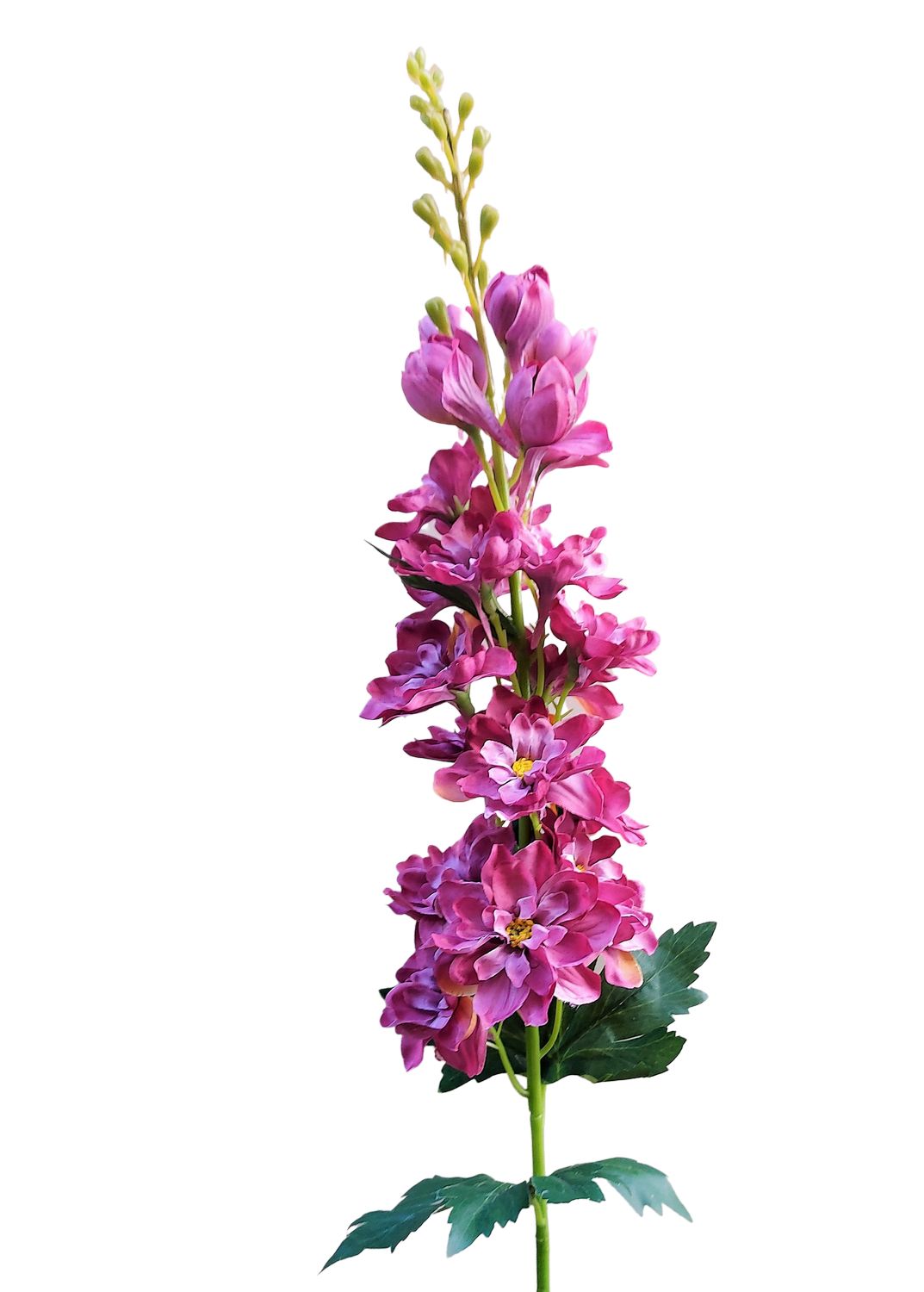 Kunstblume Delphinium, 74 cm, hellviolett-dunkelviolett