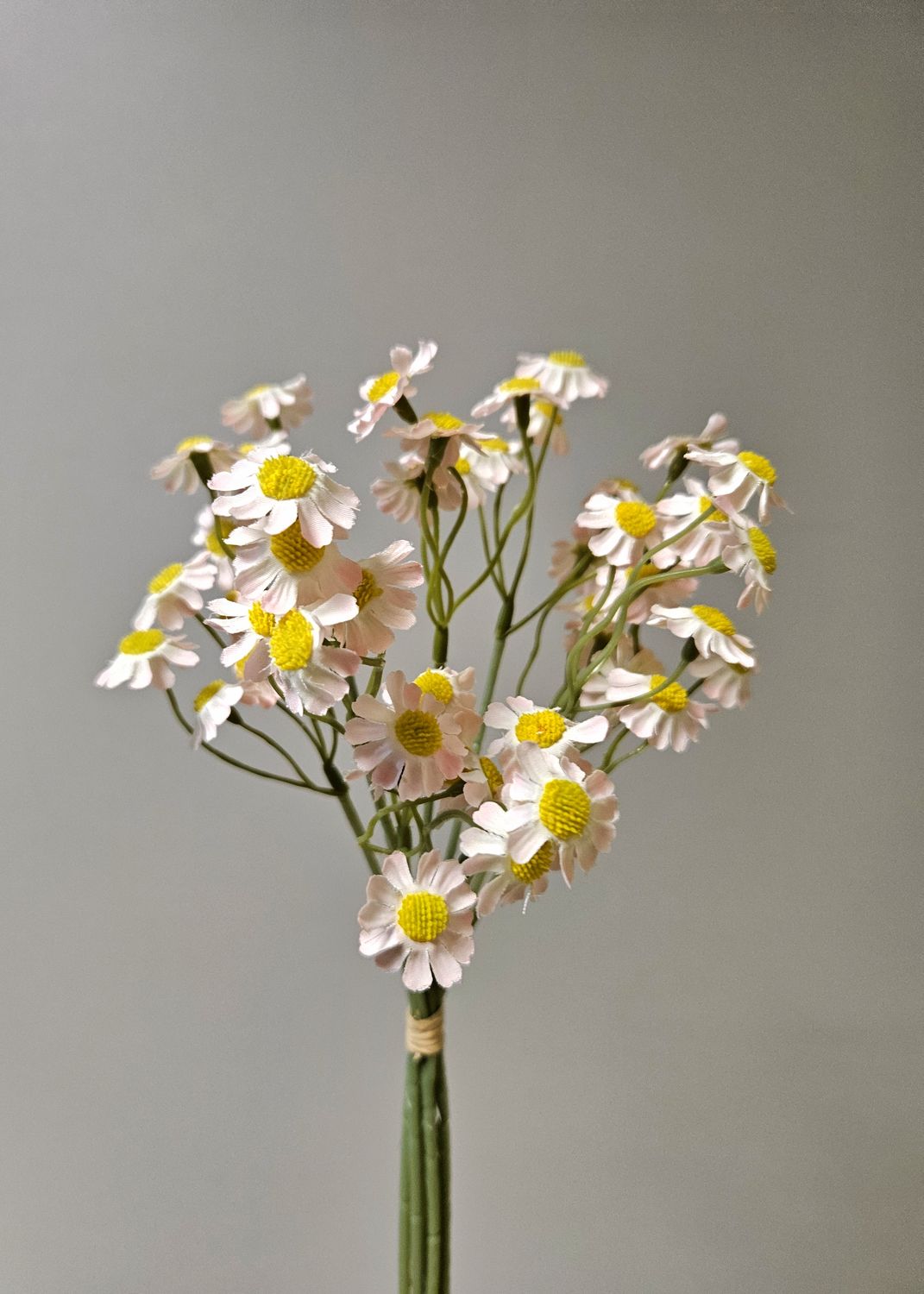 Künstliche Wiesenkamille im Bund, 34 cm, hellrosa