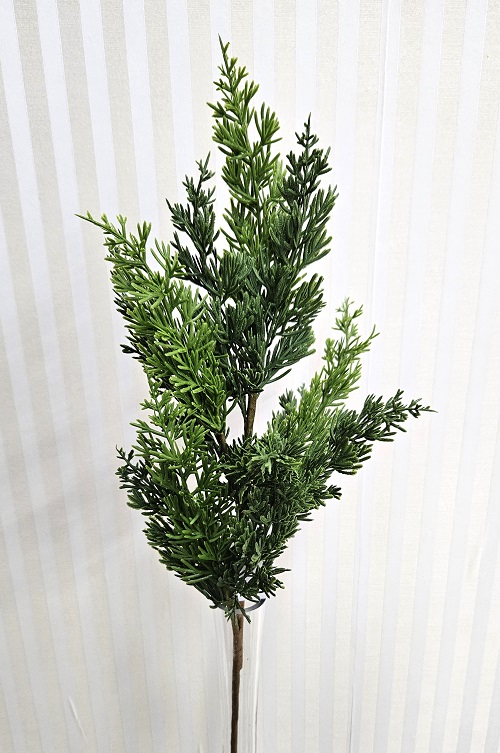 Artificial juniper branch, 63 cm, Real Touch, green