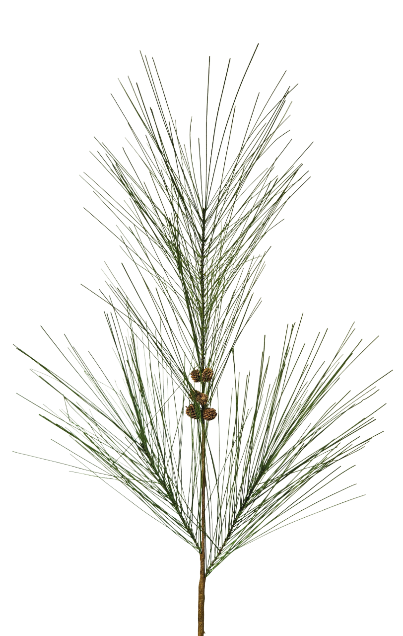 Künstlicher Küstenkiefernzweig, 105 cm, grün