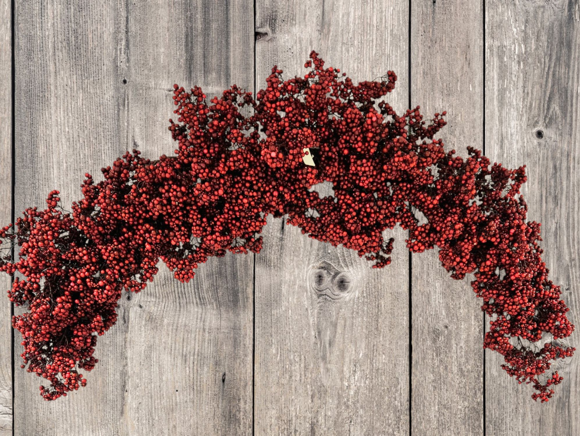 Künstliche, große Beeren-Dekoration, 185 cm, rot