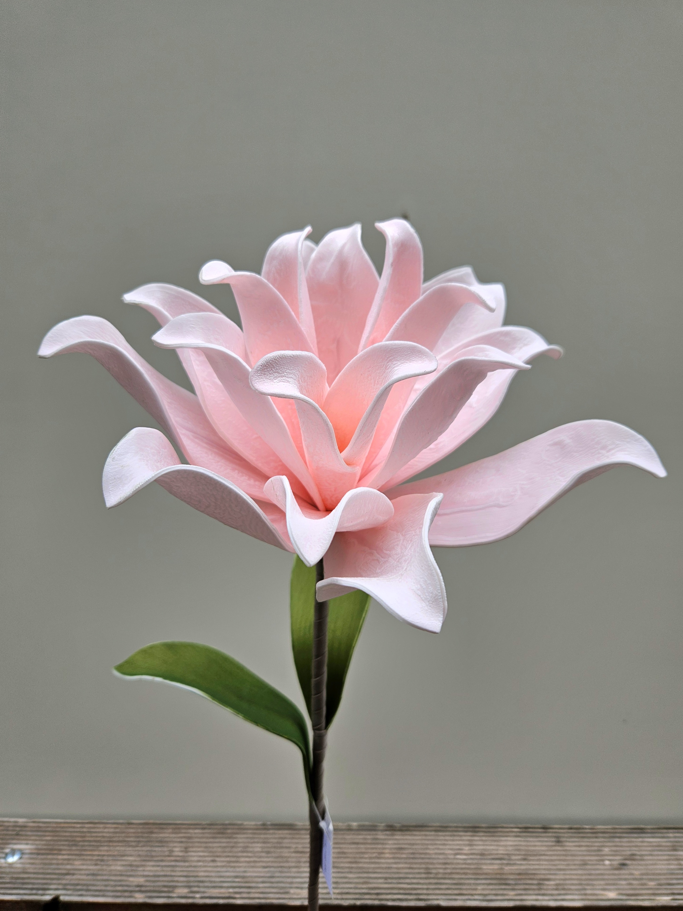 Deko Softflower 'Kamelie', 80 cm, hellrosa